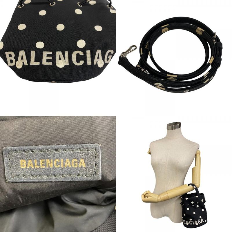 Balenciaga Wheels XS 2WAY Bag Drawstring Bucket Shoulder Bag Oblique Shoulder