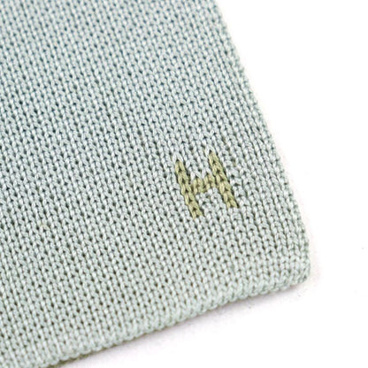 Hermes Cattle Tan Silk My Utah Silk H Motif Bicolor Reversible Knit Tie