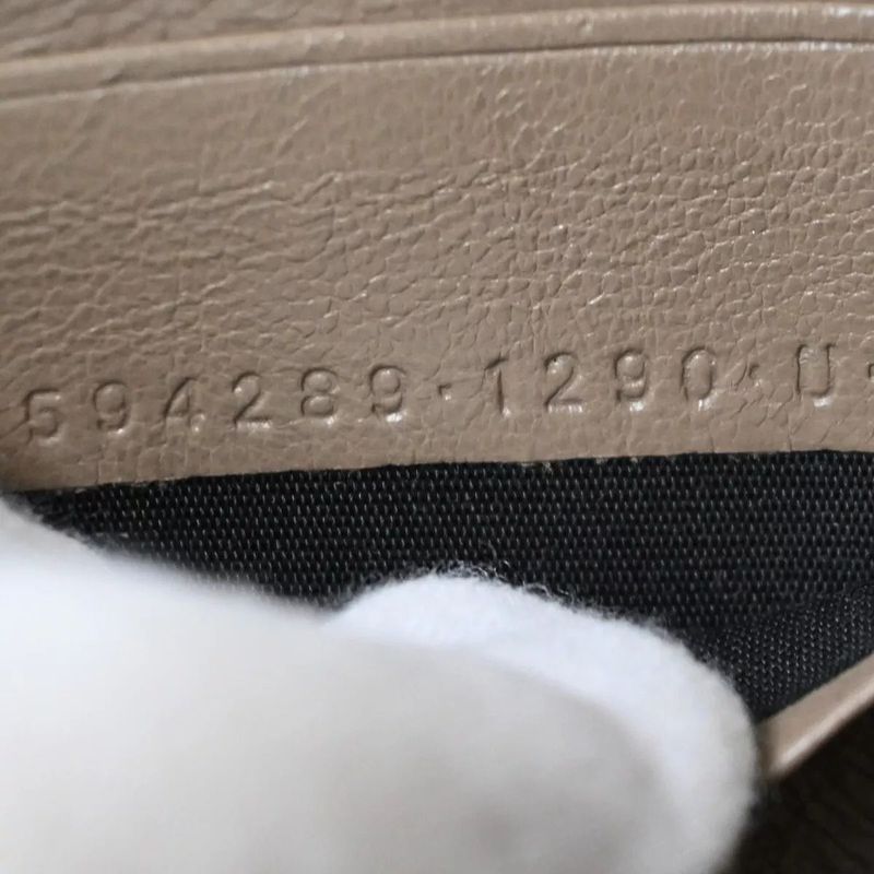 Balenciaga Long Wallet Logo Everyday Leather Beige 30bs131