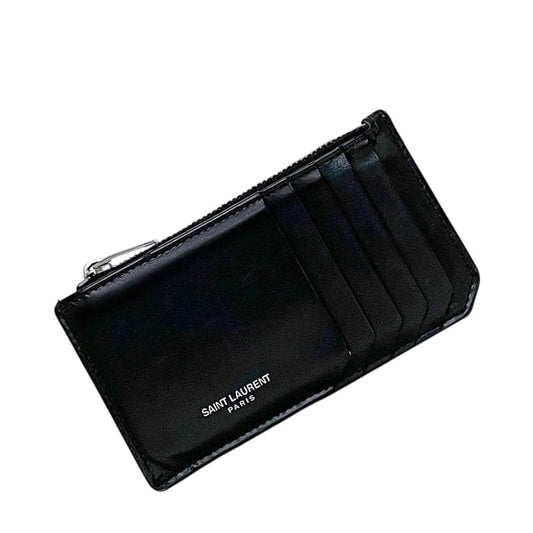 Saint Laurent Coin Case Card Black