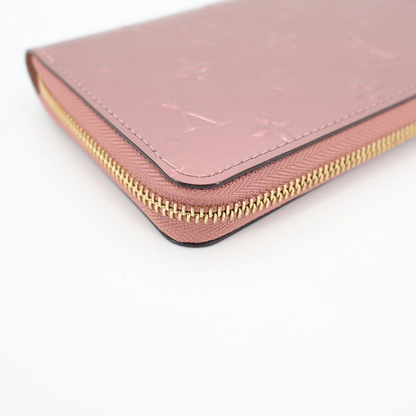 Louis Vuitton Zippy Wallet Long Wallet M91599 Vernis Rose Verre