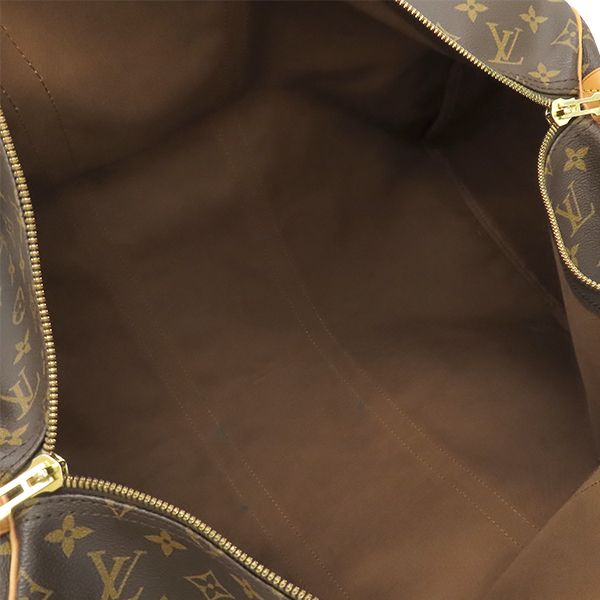 Louis Vuitton Boston Bag Keepall 55 Monogram Canvas Monogram Gold Hardware