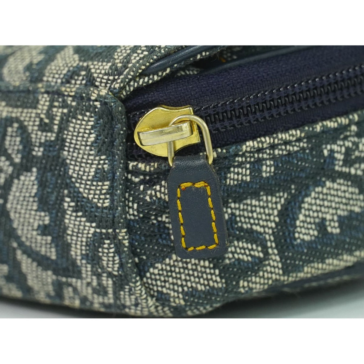 Dior Saddle Trotter Pouch Case Canvas Navy — view 7