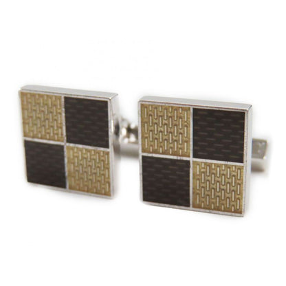 Louis Vuitton Bouton De Manchettes Ag925 Damier Cufflinks Button