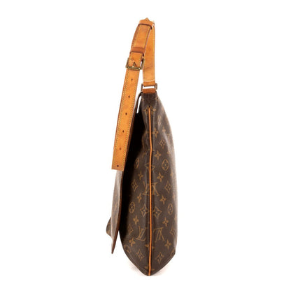 Louis Vuitton Musette Salsa Long Strap Brown Monogram Canvas Shoulder Bag — view 3