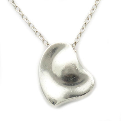 Tiffany & Co Necklace Full Heart 925 Silver 3.5 g Elsa Peretti