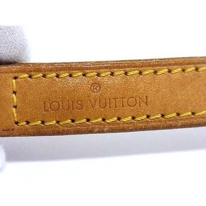 Louis Vuitton Leather Bag Shoulder Strap Beige — view 4