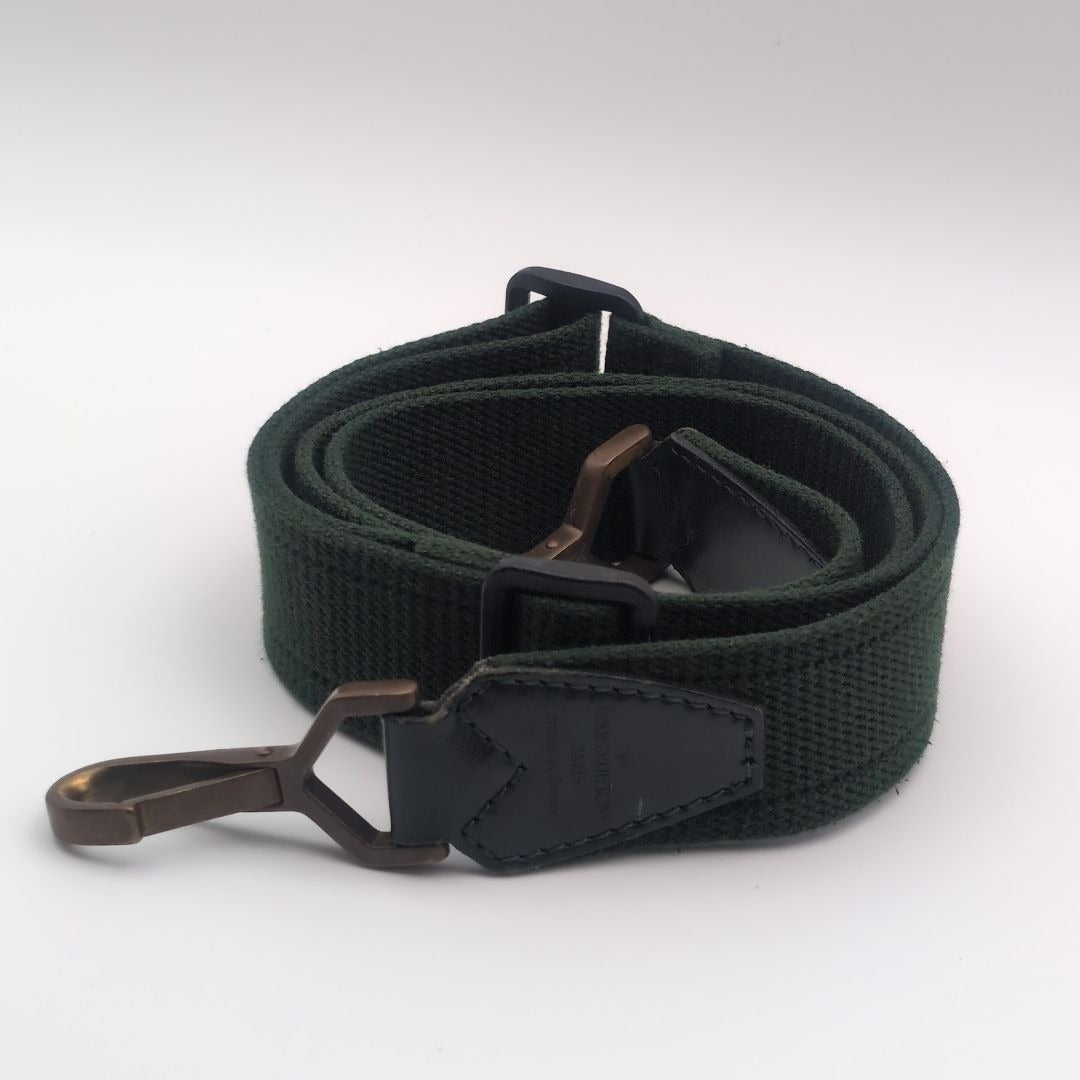 Louis Vuitton Shoulder Strap Taiga Epi Sea Dark Green