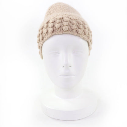 Chanel Cashmere CC Logo Knit Cap Beige 2 — view 2