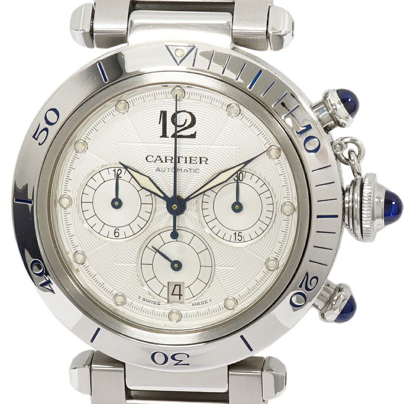 Cartier Pasha Chrono W31030h3 Men's
