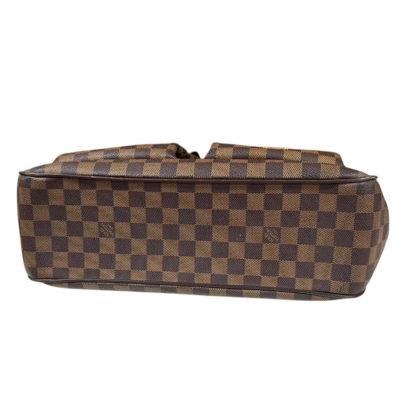 Louis Vuitton Uzes Damier Tote Bag Damier Canvas N51128 Brown Women's Louis