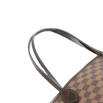 Louis Vuitton N41358 Damier Neverfull MM Pouch None And Tote Bag Louis Vuitton