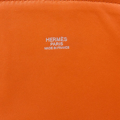 Hermes Bolide 35 Handbag Shoulder Bag Taurillon Clemence Orange Orange (silver