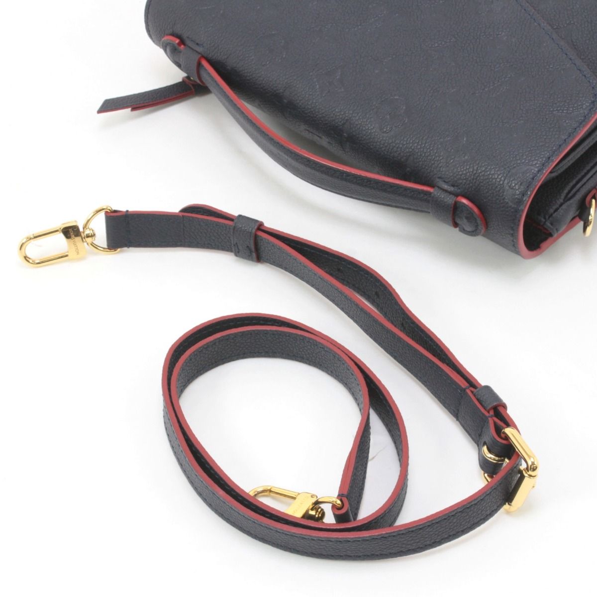 Louis Vuitton Monogram Plant Pochette Metis MM 2way Shoulder Bag M44071 Navy