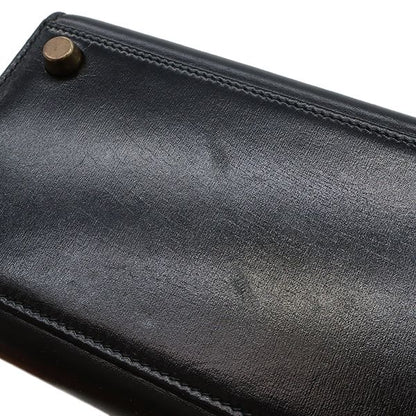 Hermes 2way Bag Mini Kerry Doe Outer Stitch Box Calf Black Gold Hardware Black