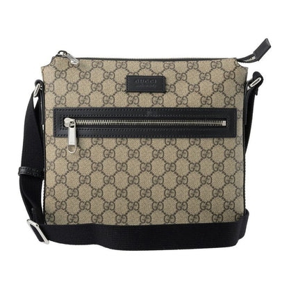 Gucci Shoulder Bag GG Supreme Beige Black