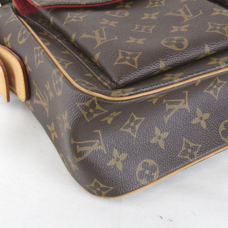 Louis Vuitton M51163 Shoulder Bag Monogram Canvas Brown