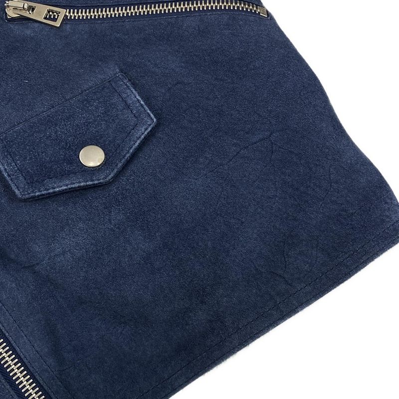 Loewe Blouson Size 52 Mens - Navy Suede/17139352100/h1268318ar