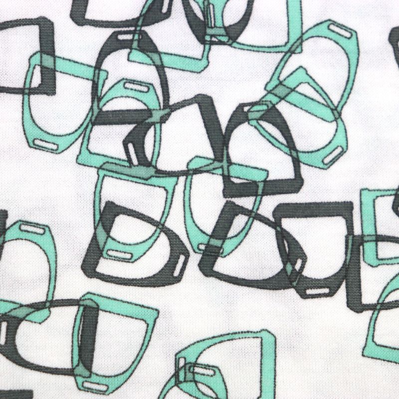 Hermes 100% Cotton Chaine D'ancre Print Crew Neck Short Sleeve Short Sleeve