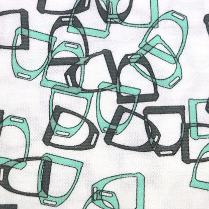 Hermes 100% Cotton Chaine D'ancre Print Crew Neck Short Sleeve Short Sleeve