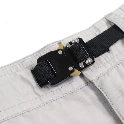 DIOR Homme 293c179b4717 Logo Patch Ripstop Fabric Buckle Bermuda Half Pants