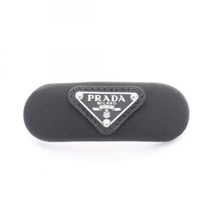 Prada Re-Nylon Hair Clip Black Stainless Steel