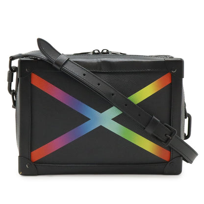 Louis Vuitton Taiga Rainbow Soft Trunk Shoulder Bag 2-Way Pochette Crossbody