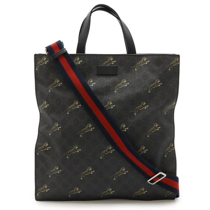 Gucci GG Supreme Taiga Webline Tote Bag 2way Shoulder Crossbody