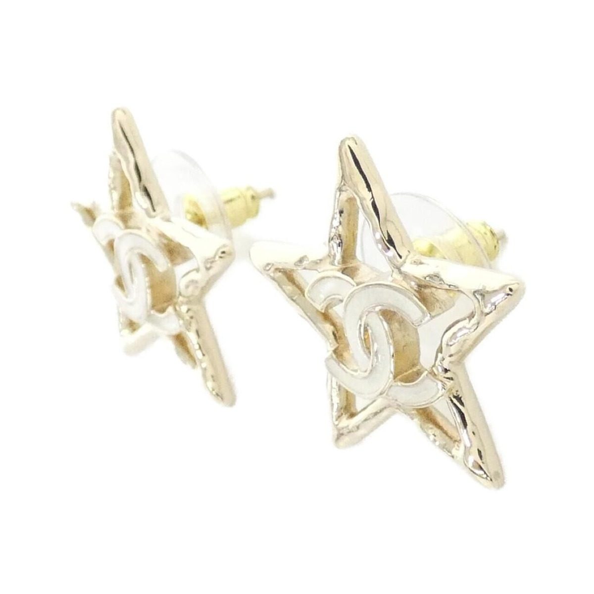Chanel Earrings White — view 2
