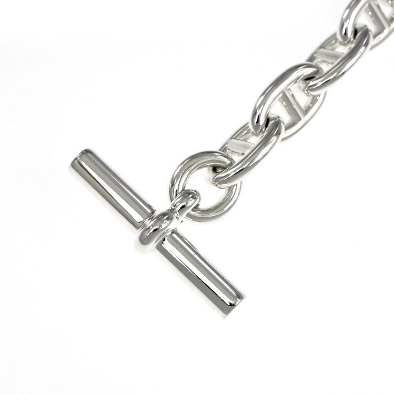 Hermes Chaine D'ancre MM 13 Frames Ag925 Silver - Bracelet Bangle