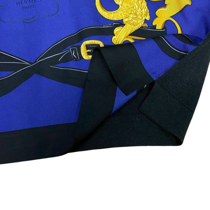 Hermes Brid De Gala Pattern Silk Cashmere Cotton Long Sleeve Shirt Top