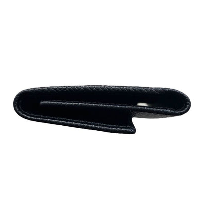 Em0680 Bvlgari 6-ring Key Case 20234 Men's Black Leather Black
