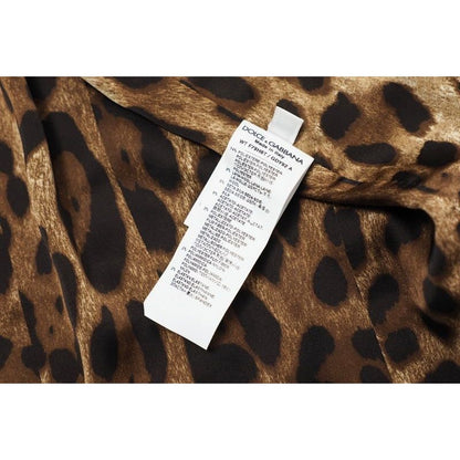 Dolce & Gabbana Vest 38 Jacquard Patchwork Leopard Gilet — view 7