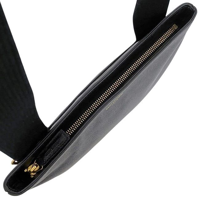 Saint Laurent Shoulder Bag Black 326858 Excellent Condition Leather Preowned