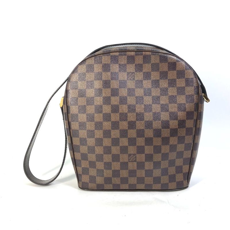 Louis Vuitton Shoulder Bag Ipanema GM N51292 Damier Canvas Ebène Brown