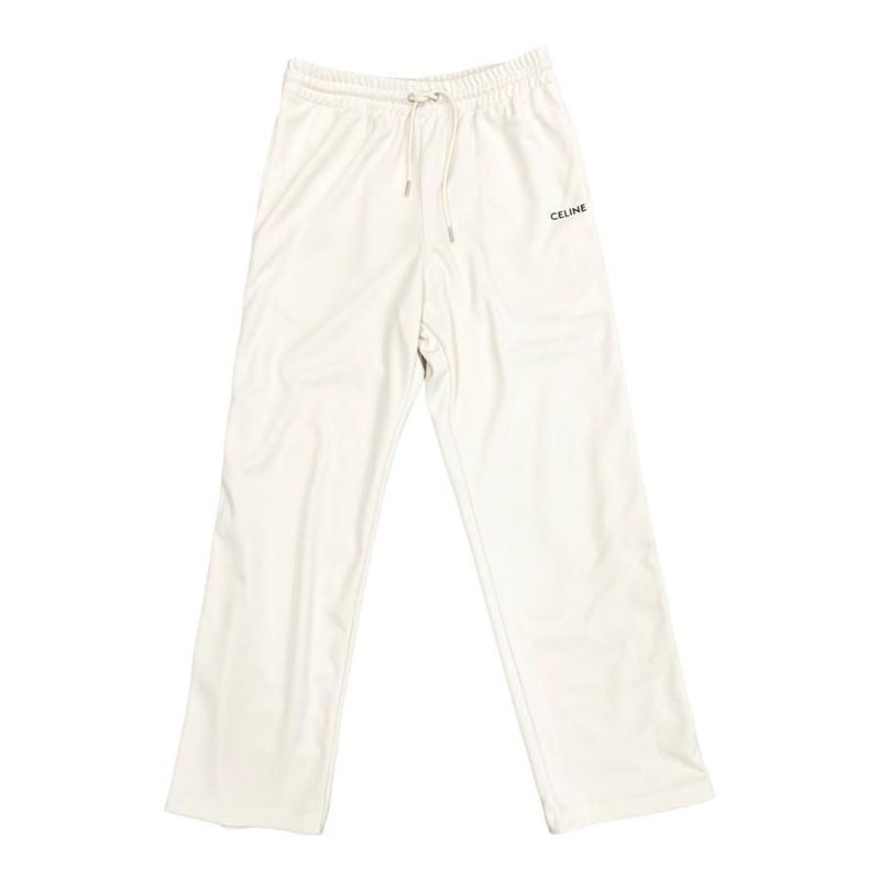 Celine by Hedi Slimane Jersey Double Face Tracksuit Pants 2z412121o M Size Logo