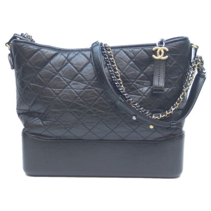 Chanel No 24 A93824 Black Gabrielle De Chanel Large Hobo Shoulder Bag Black