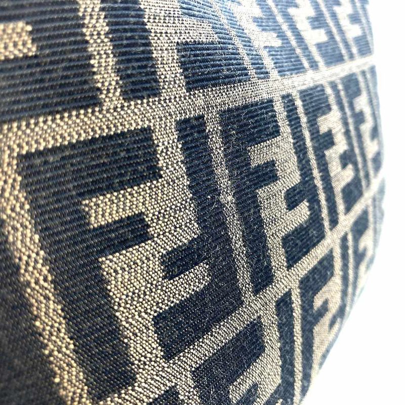 Fendi 8bh156 Handbag Tote Bag Canvas Brown Red Women