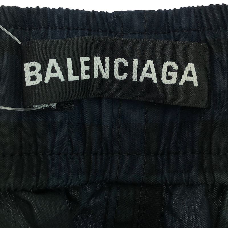 Balenciaga Checked Shorts 642237 Tjo17 Green 46