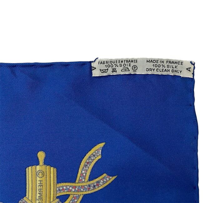 Hermes Scarf Carré 90 Red Blue Yellow Liberte