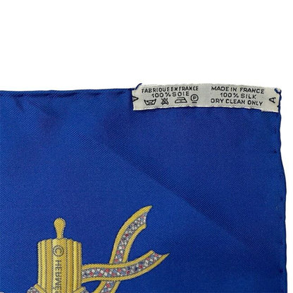 Hermes Scarf Carré 90 Red Blue Yellow Liberte