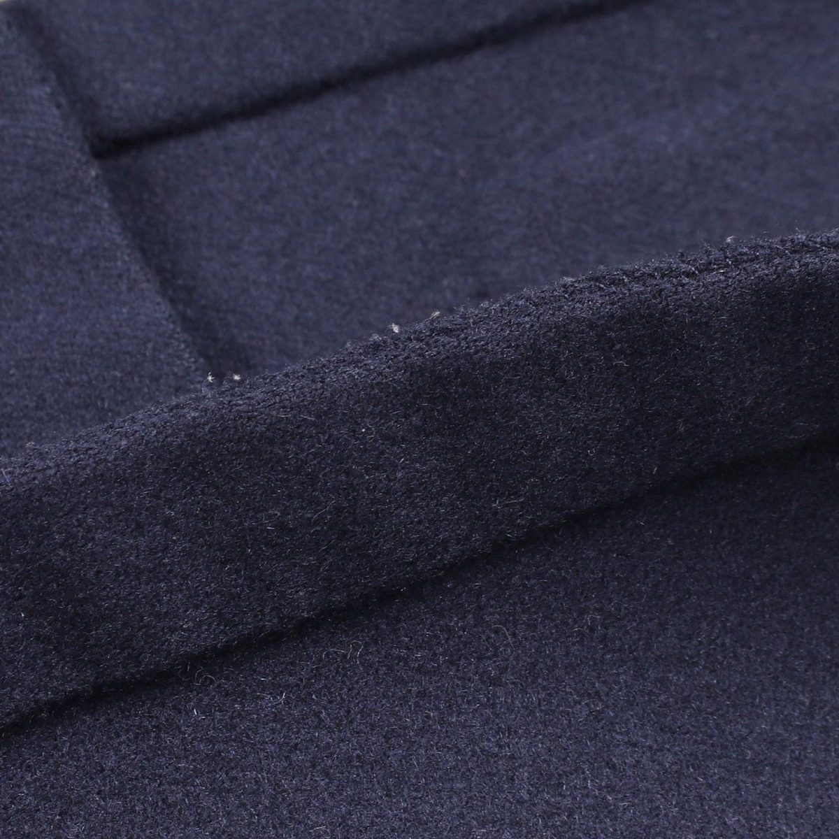 Celine Collarless Jacket Salki Embroidery Navy Cashmere — view 8