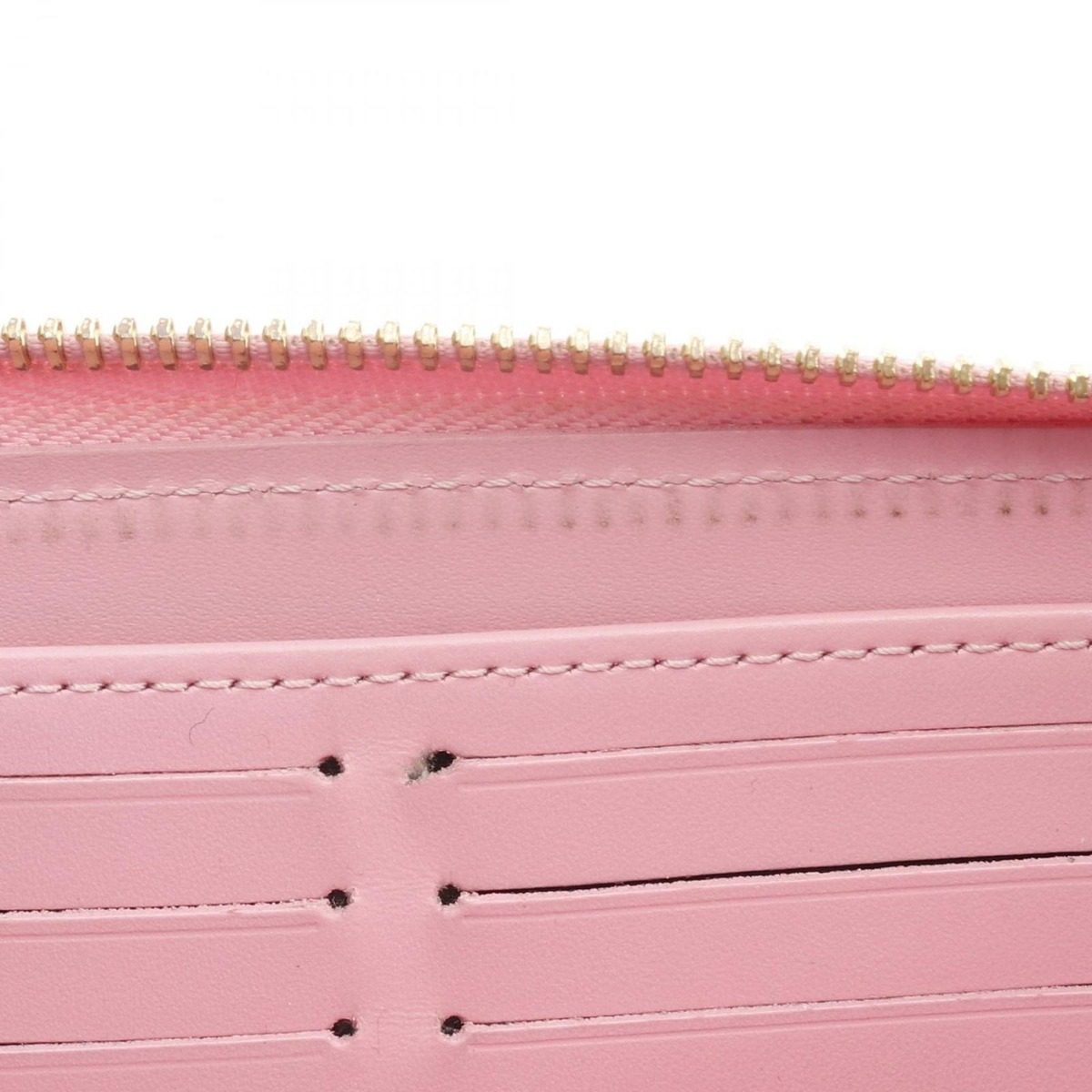 Louis Vuitton Round Wallet Zippy Pink Patent Leather — view 7