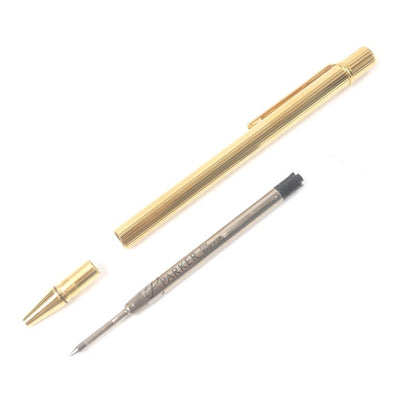 Cartier Must De Cartier Ballpoint Pen With Twist Stationery Gold Made In France