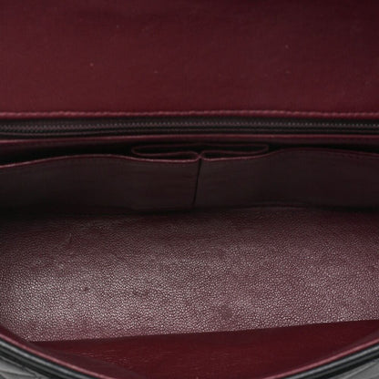 Chanel Mini Matelasse Turnlock Design Flap Chain Shoulder Bag Lamb Skin Navy