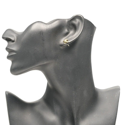 Tiffany & Co Cross Stitch 18k Yellow Gold Earrings — view 2