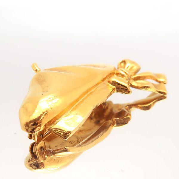 Chanel Brooch Beret GP Hat Motif Vintage Chanel