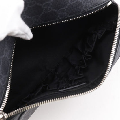 Gucci Interlocking G 730116 GG Supreme Canvas Black Men's Second Bag