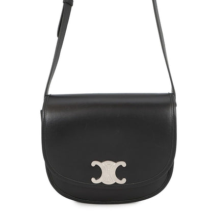 Celine Shoulder Bag Triomphe Besace Black