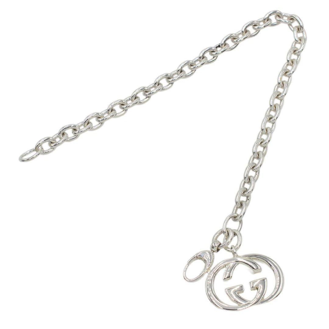 Gucci SV 925 Silver Interlocking G Logo Bracelet — view 2